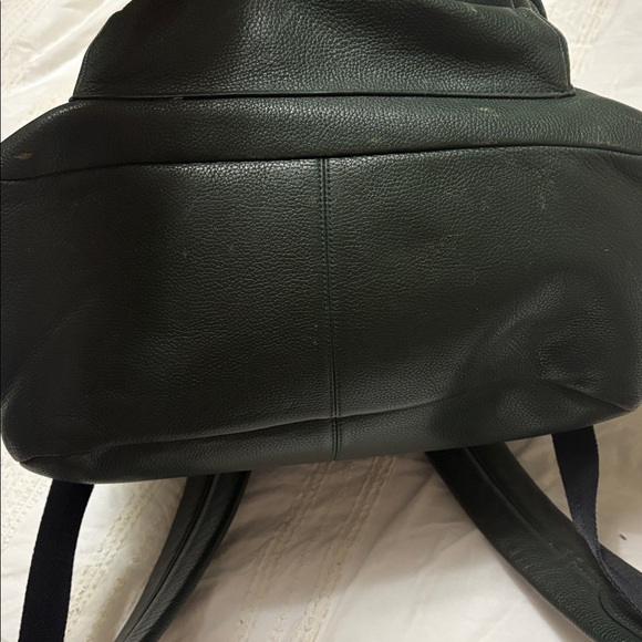 Coach XL leather worn backpack campus large with turn lock zipper pocket USED - Picture 6 of 14